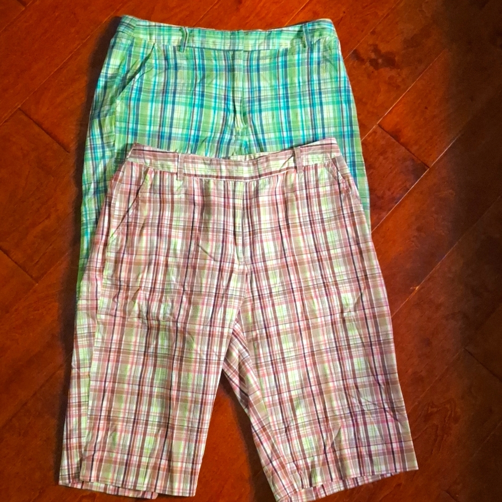 2 Pair Womens Kim Rogers Shorts